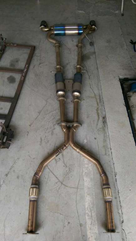 G37S台製手工Y中尾排氣管